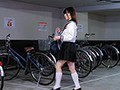 駐輪場まんぐりパンツ内大量射精痴漢