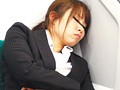 関東某私鉄沿線 リクルートスーツOL電車内居眠り パンチラ＆胸チラ盗撮