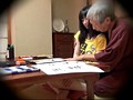 小○生の処女膜を狙う 老人書道家 教室猥褻