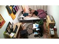部屋に泊めてあげた同級生の寝ている姿がエロかったけど手を出す事も出来ずに、こっそりオナニーをしていると…