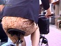 自転車のお姉さんのお尻