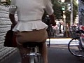 自転車のお姉さんのお尻