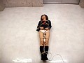 制服美女 電マ放置 （DOD）