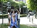 夏だよ！街頭ナマ着替えでチュッ！公衆の面前で水着に着替えてディープキスしてみませんか？