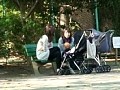 街で見つけたベビーカーを押してる新米美人ママさんをヤッちまえ！！