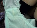 J●パンツの売り子 その場で染み付け生脱ぎ下着