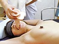 眼精疲労改善エステで目隠しされた人妻にチ○ポをこすり付けたら4時間