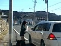 ド素人娘の田舎からカバンひとつで目指すのは憧れの東京！ 上京AVデビューヒッチハイク
