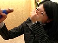顔出し素人娘が赤面手コキでザーメン発射