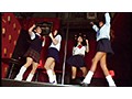 超グラインドで挑発しながら脱ぎまくる ミニスカJ○ダンス撮影会！パンティ食い込ませオマ○コおっぴろげまくるワイセツdance！！
