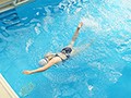 【数量限定】競泳水着で隠れているけどわたし実は巨乳なんです！！現役女子大生隠れボイン水泳部員井上愛唯ちゃんE-BODY専属デビュー 生写真2枚付き