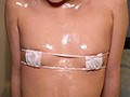 【数量限定】「この見た目でヤリマンビッチってドン引きですか？」清楚系ド貧乳スレンダーお嬢様りおチャン AVデビュー パンティと写真付き